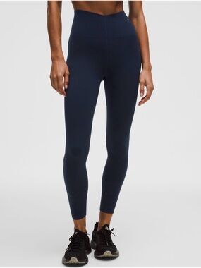 EUC- Lululemon Glow Up Super-High-Rise Tight 25”- True Navy- Size 10